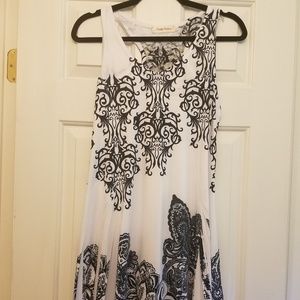 Black and white dress